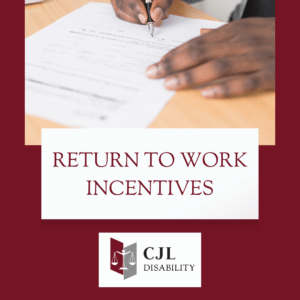 SSDI return to work incentives
